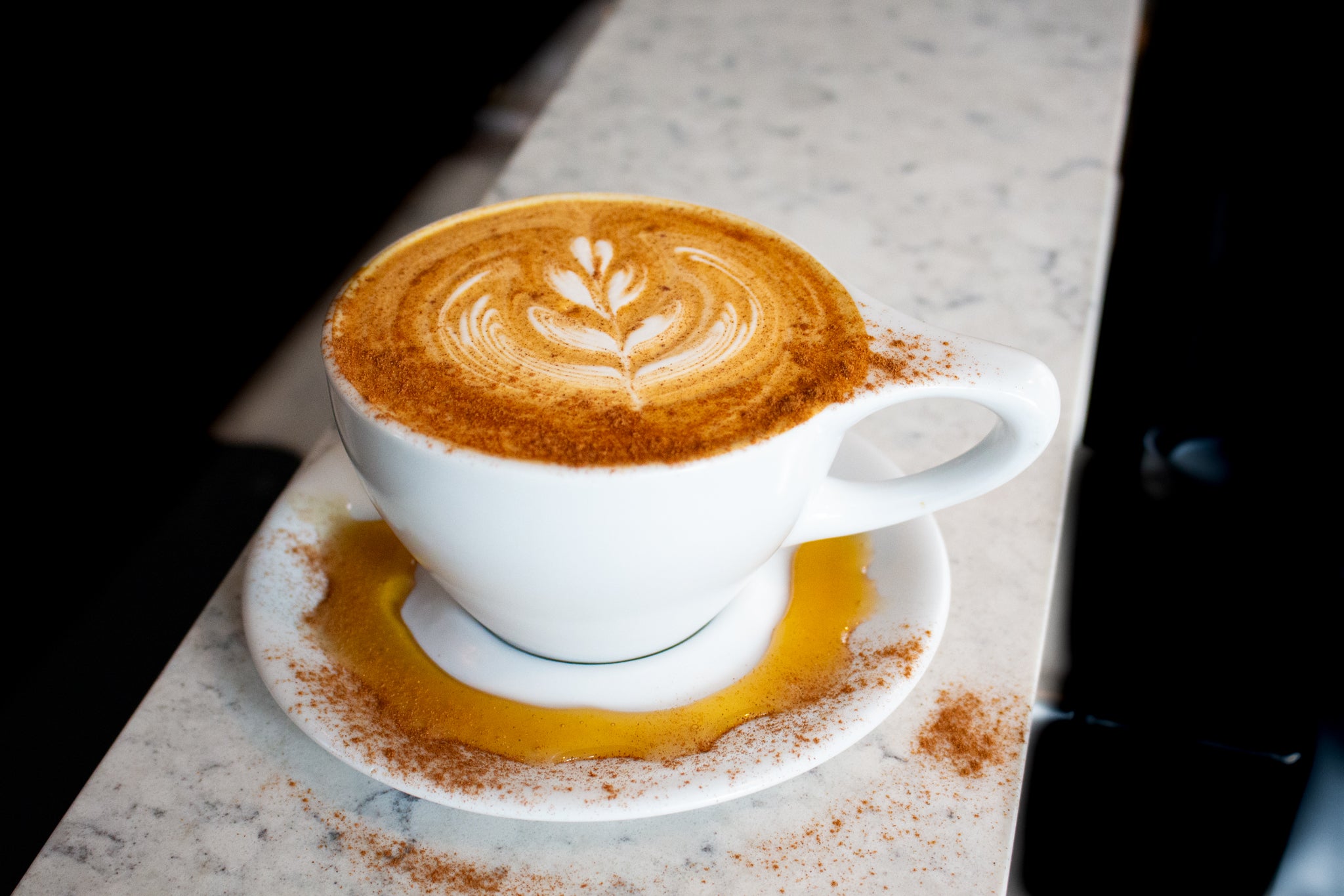 Miel Latte | Front Porch Coffee Shop